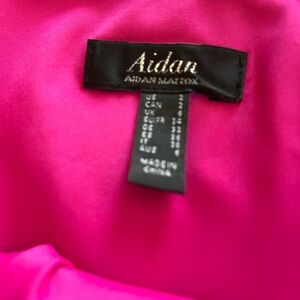 Aidan Mattox Vibrant Pink Gown